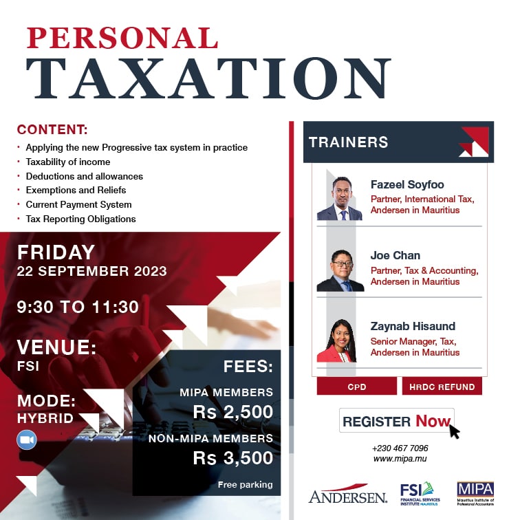 Personal Taxation