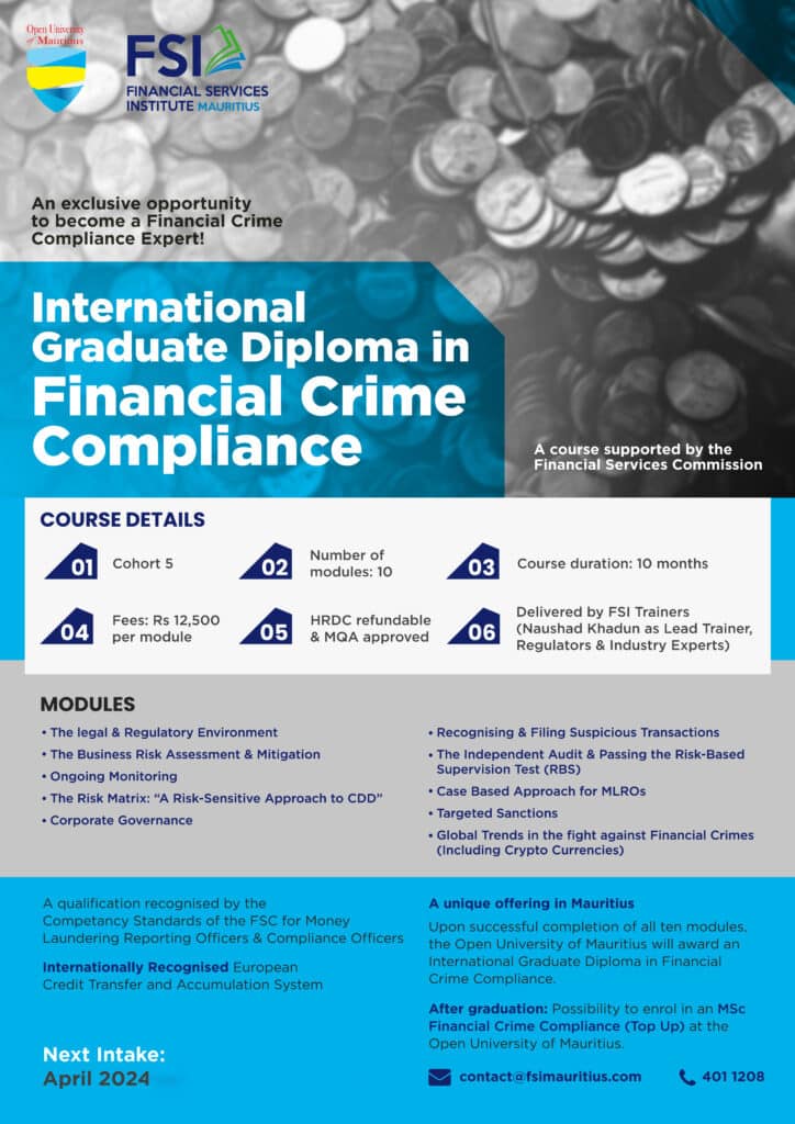 International Graduate Diploma in Financial Crime Compliance