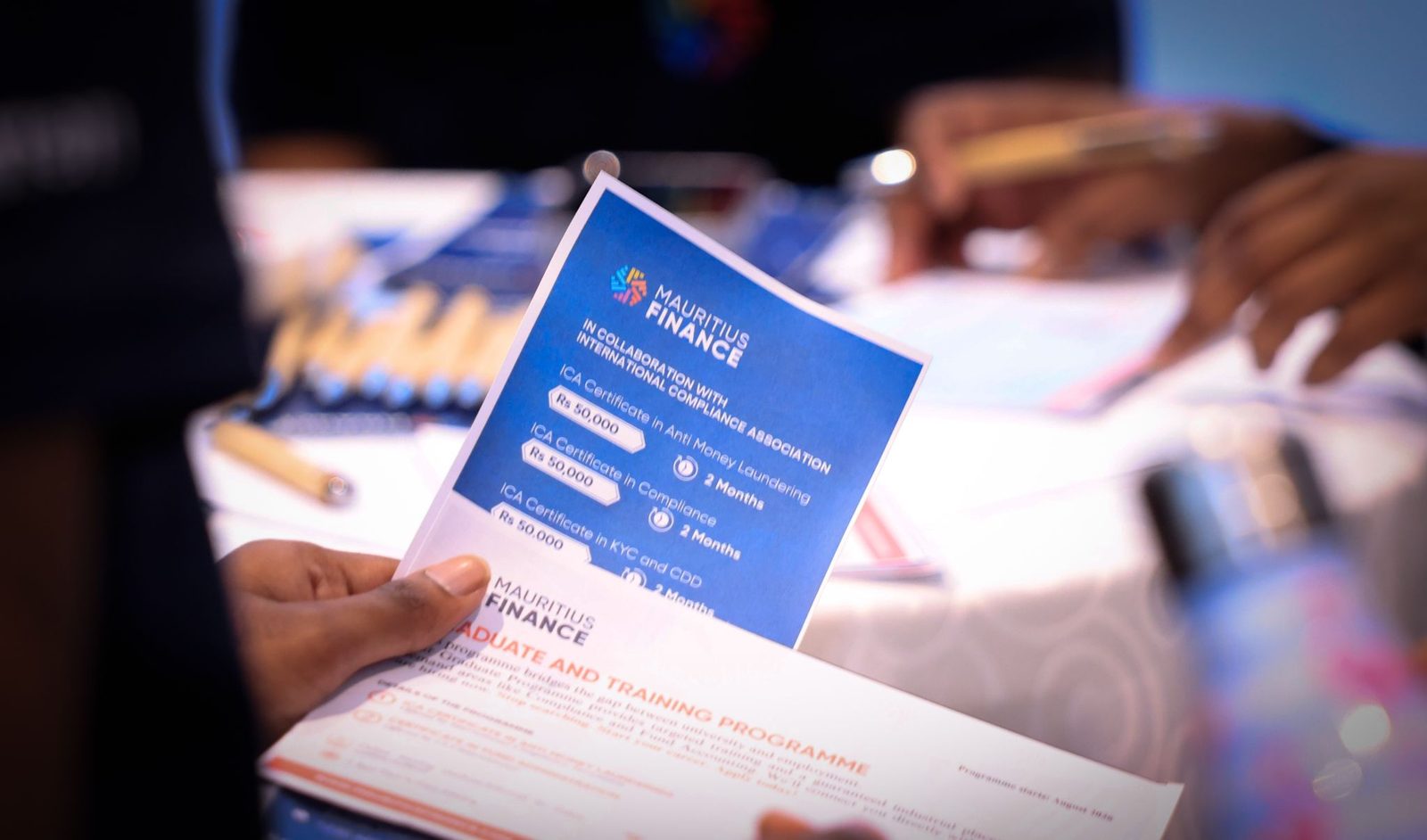 Visitors at the Mauritius Finance Career Fair 2026