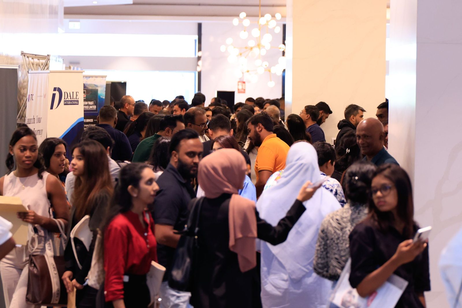 Visitors at the Mauritius Finance Career Fair 2026