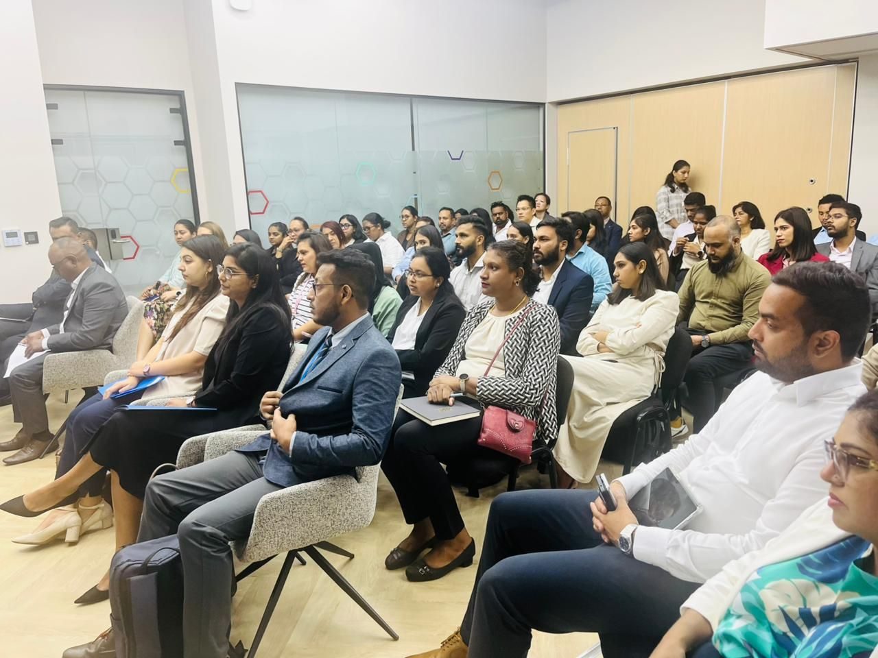 Participants at the Mauritius Finance CRS Refresher and New Developments Workshop