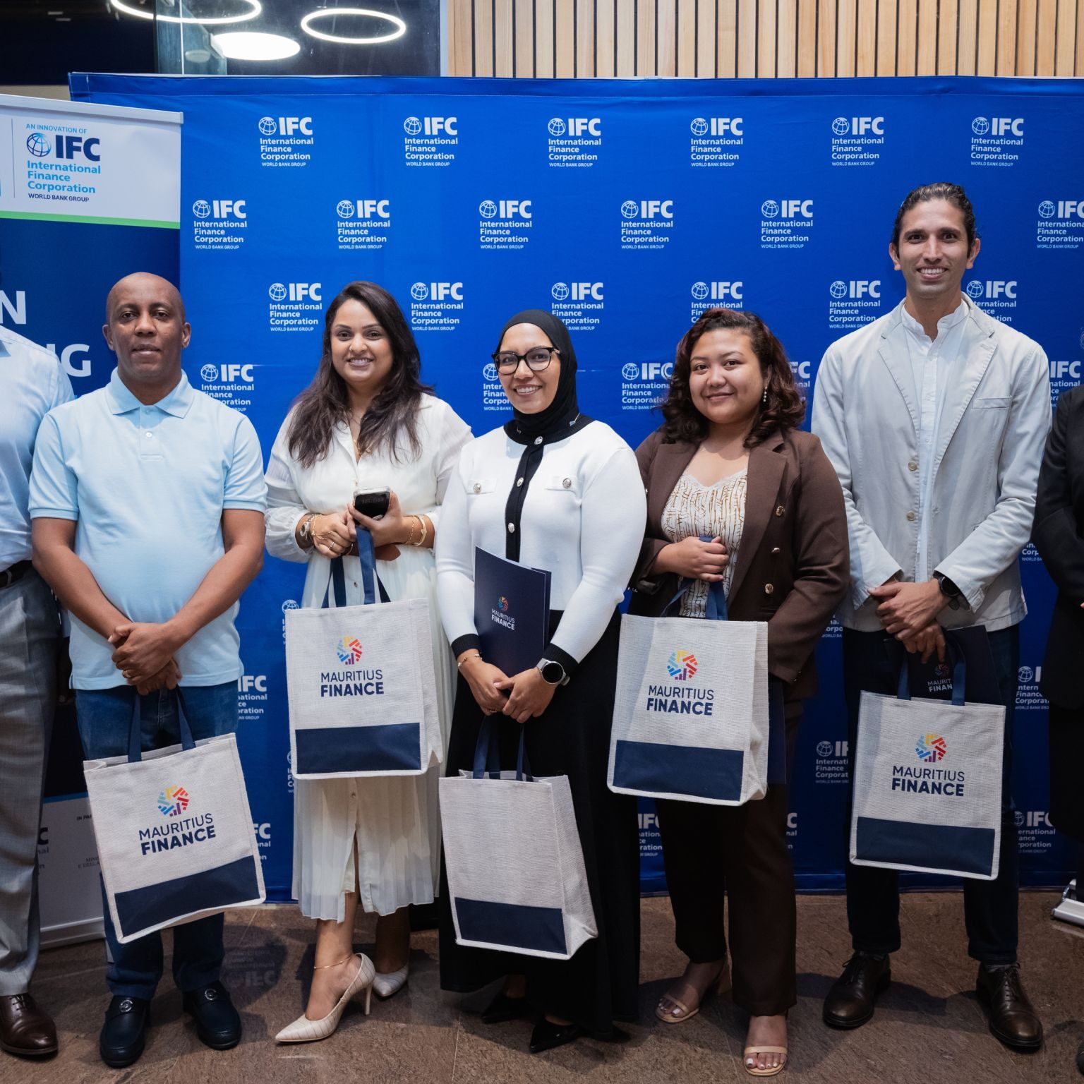 Participants at the Mauritius Finance GSS Bonds Executive Workshop
