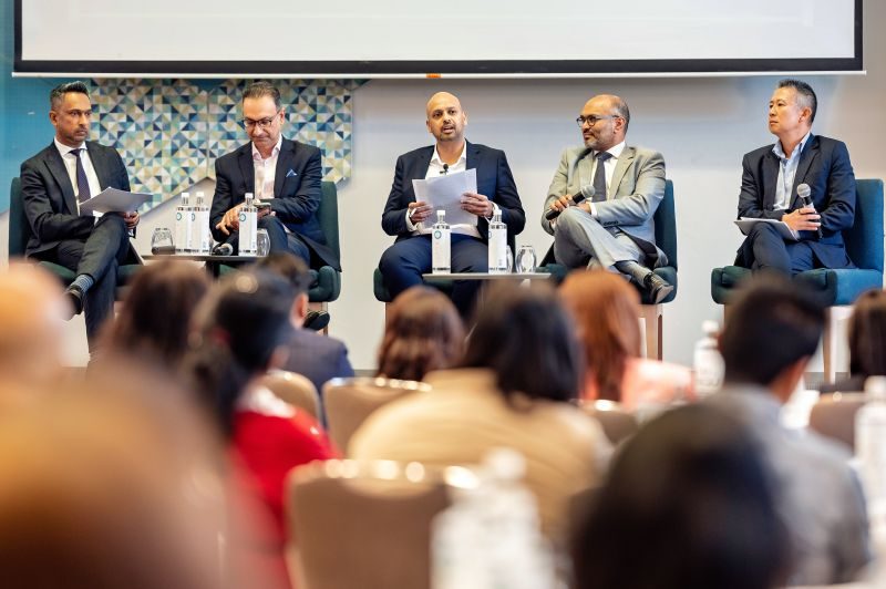 Panel and delegates at the Mauritius Finance Budget 2026-27 Breakfast Debrief